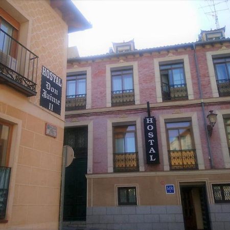 Hostal Don Jaime II Segovia Exterior foto